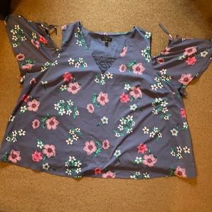 Lane Bryant, cold shoulder top